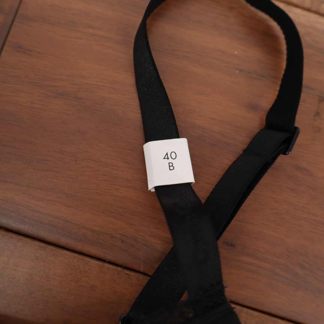 Calvin Klein Demi Lift Multiway T-Shirt Bra Womens 40B Black Stretch Lace Trim