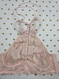 Victorias Secret  High Line Bralette Bra Top Tank Strappy Lace SMALL