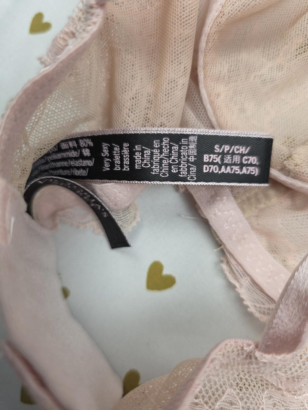 Victorias Secret  High Line Bralette Bra Top Tank Strappy Lace SMALL