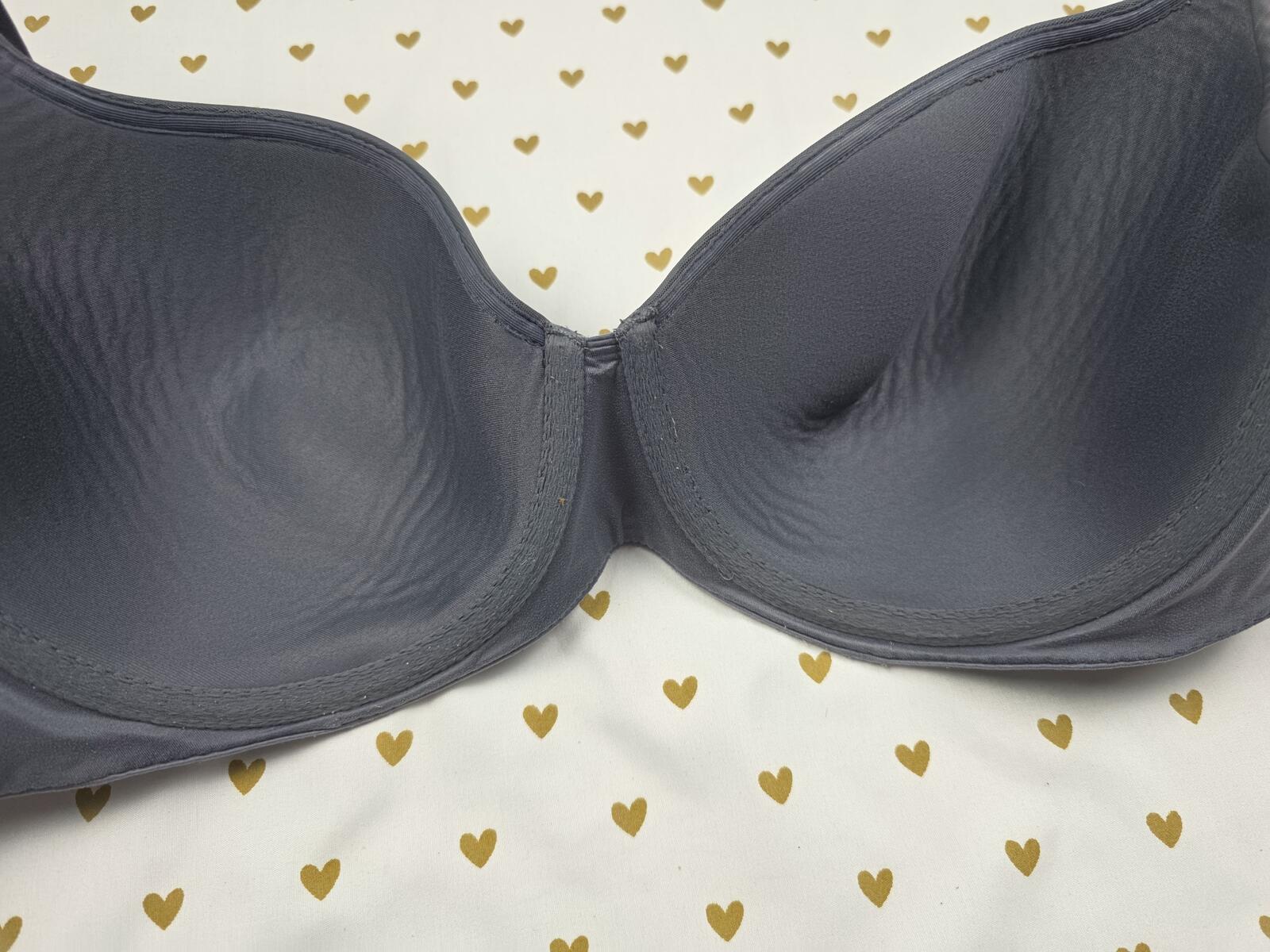 Victoria's Secret Grey Soft Body by Victoria Lined Demi Balconette Bra 38DD