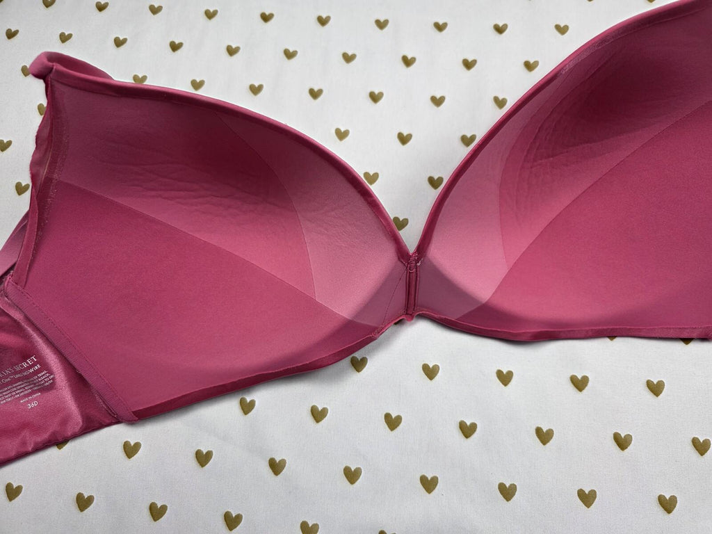 Victorias Secret Pink PERFECT ONE Lined No Wire Wireless Bra 36D