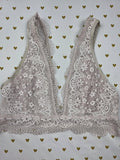 Victorias Secret Lacey Comfy stretch Large Bralette Bra Top Tank