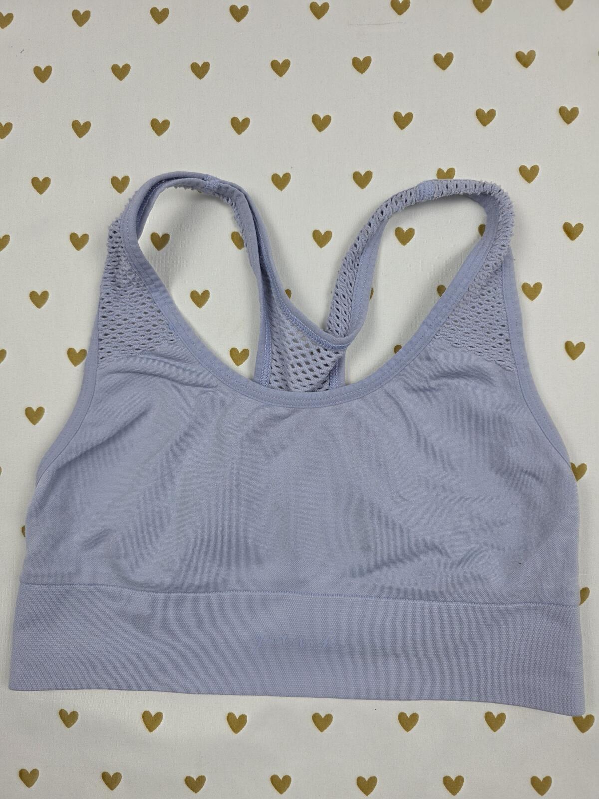 Victorias Secret Pink XS Active Blue Sports Bra Bralette Bra Top Tank