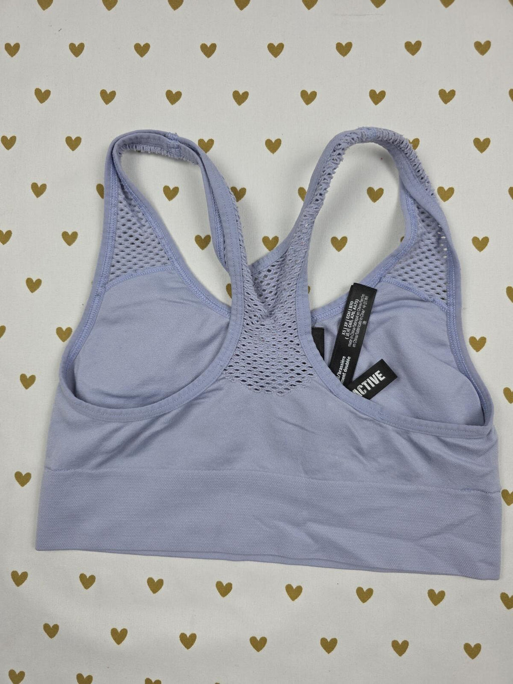 Victorias Secret Pink XS Active Blue Sports Bra Bralette Bra Top Tank