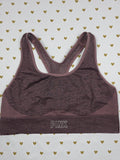 Victorias Secret Pink Stretchy Active Sports Bra LARGE Bralette Bra Top Tank
