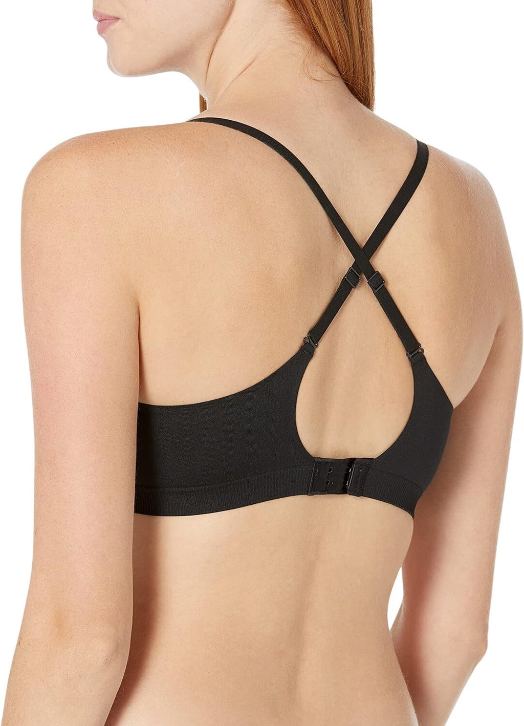 Calvin Klein Womens Convertible Straps Wirefree Fusion Flex Balconette Black S