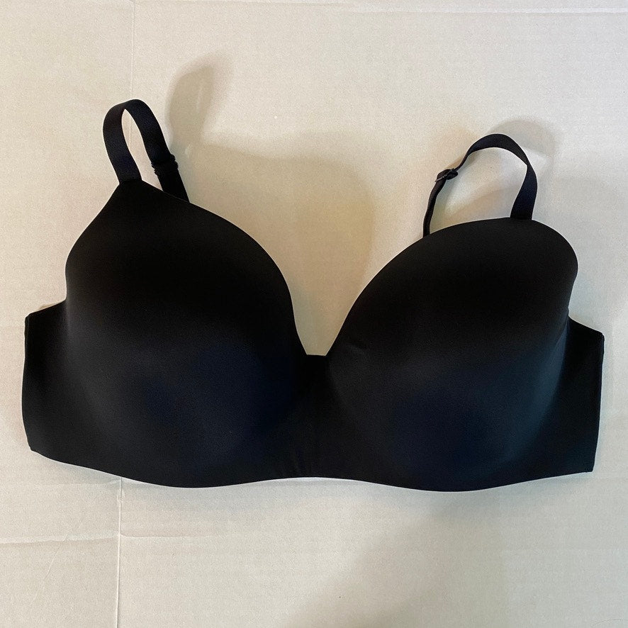 Victorias Secret 42DD Black Lightly Lined Wireless Bra Smooth Comfort T-Shirt