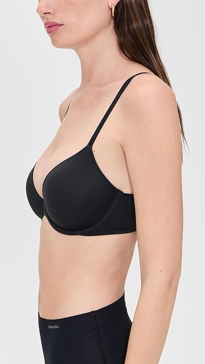CALVIN KLEIN Perfectly Fit Modern T-Shirt Bra BLACK 38D