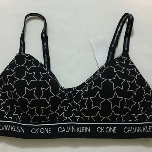 Calvin Klein Cotton Wirefree Bralette Black M