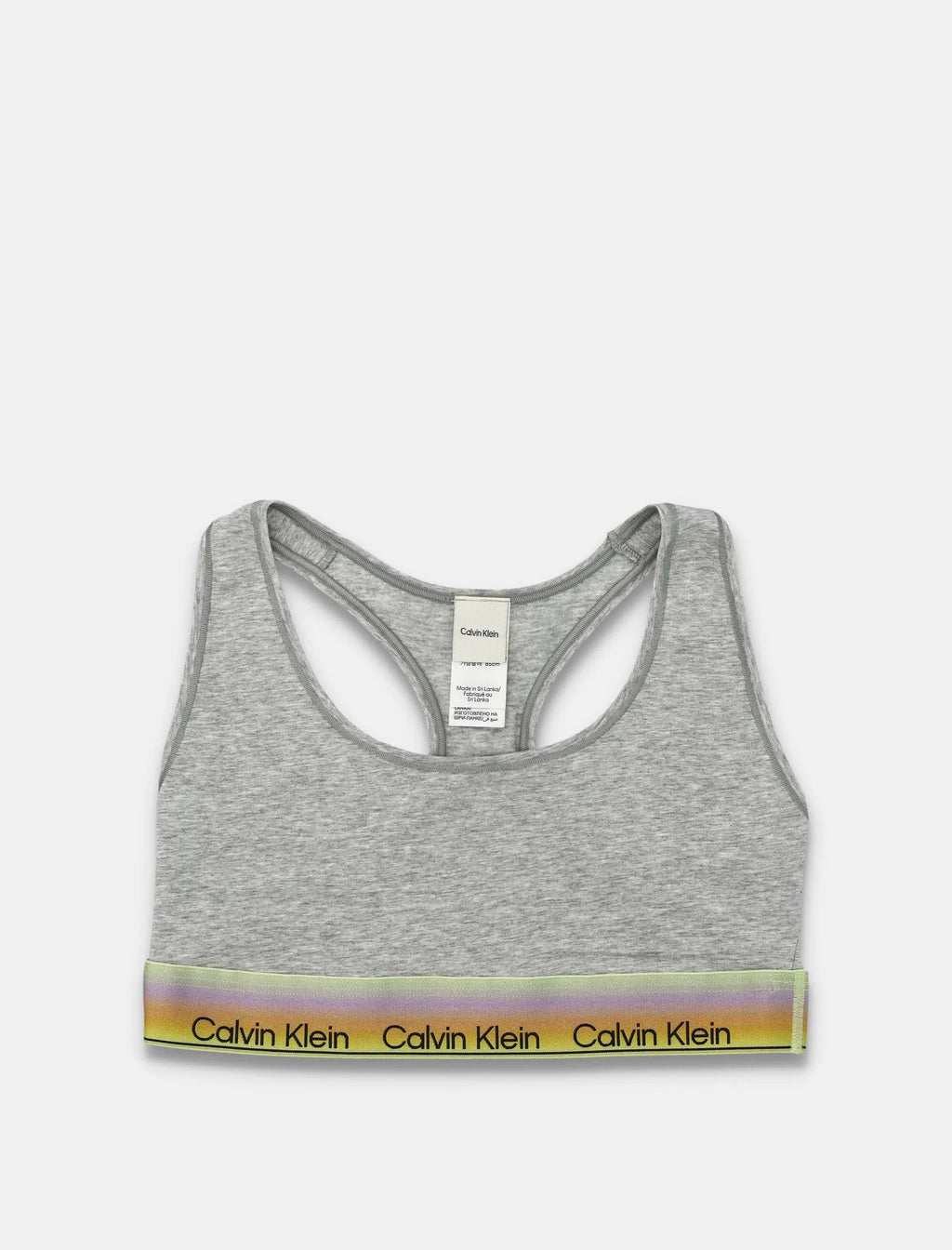 Calvin Klein multicolor logo band bralette