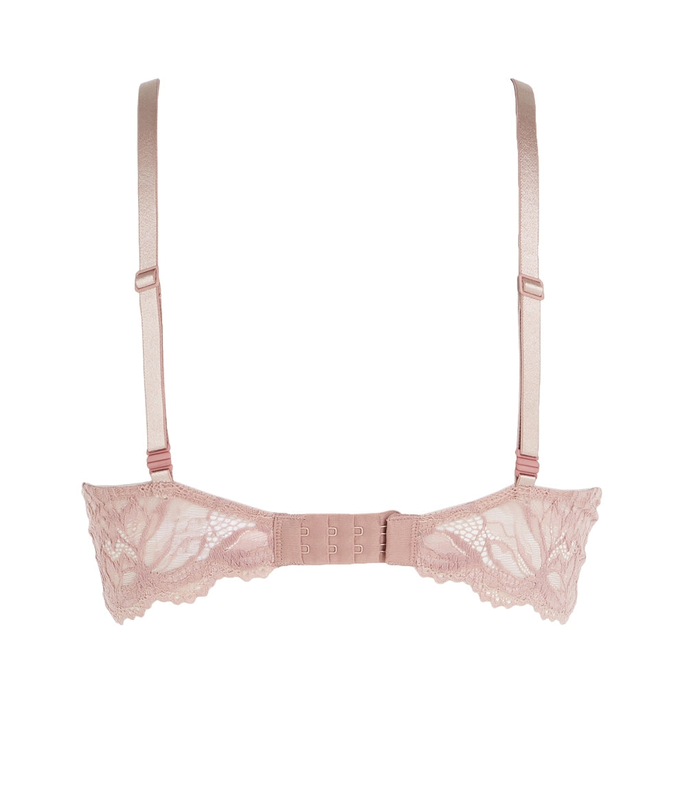 Calvin Klein Seductive Comfort Demi Bra In Ank Woodrose