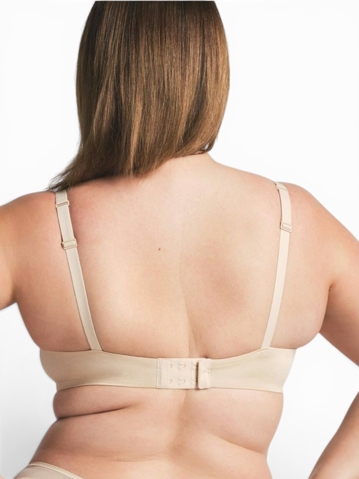 NWT SKIMS Wireless Form T-Shirt Demi Bra Sand 38C