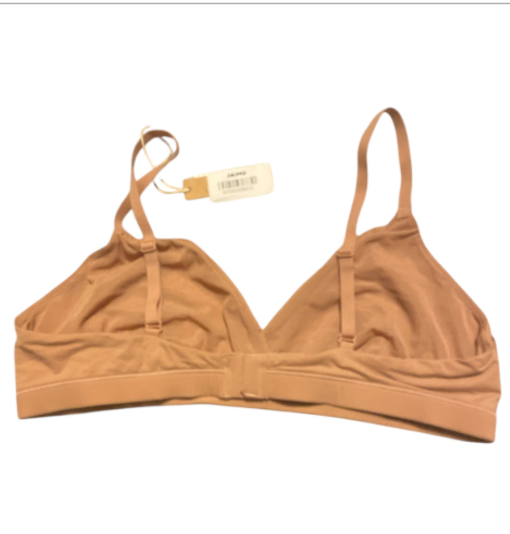 SKIMS Fits Everybody Crossover Bralette in the color Sienna. (Large)