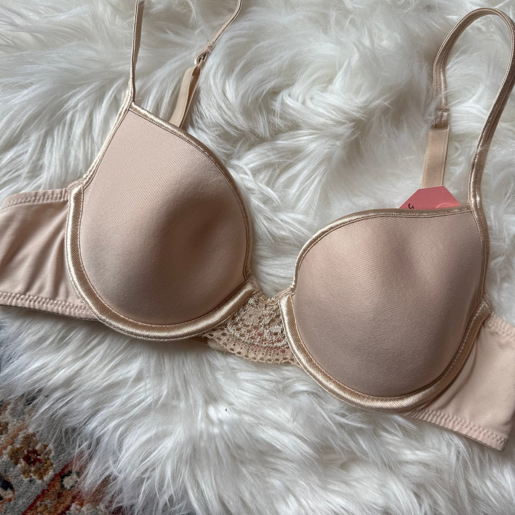 Victoria's Secret Vintage Beige Bra - 34B