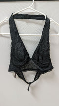 Victoria's Secret Black Lace Halter-Neck Bralette