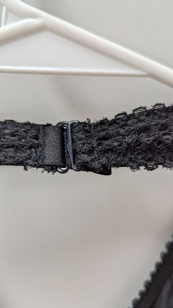 Victoria's Secret Black Lace Halter-Neck Bralette