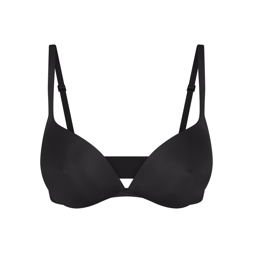SKIMS ULTIMATE NIPPLE WIRELESS PUSH-UP BRA | ONYX