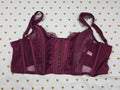 Victorias Secret Maroon Dream angels LARGE  Bralette Bra Top Tank
