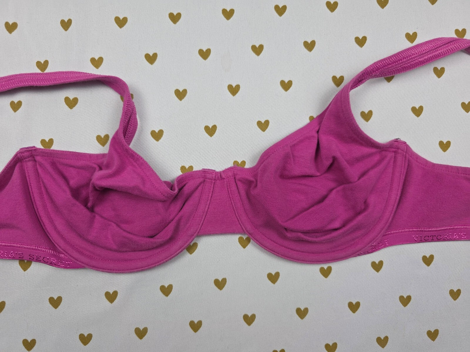 Victorias Secret Vintage Cotton Lounge 36B Lightly Lined Bra