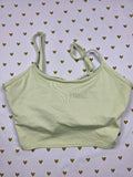 Victorias Secret Pink Active Green XS Sports bra Bralette Bra Top Tank