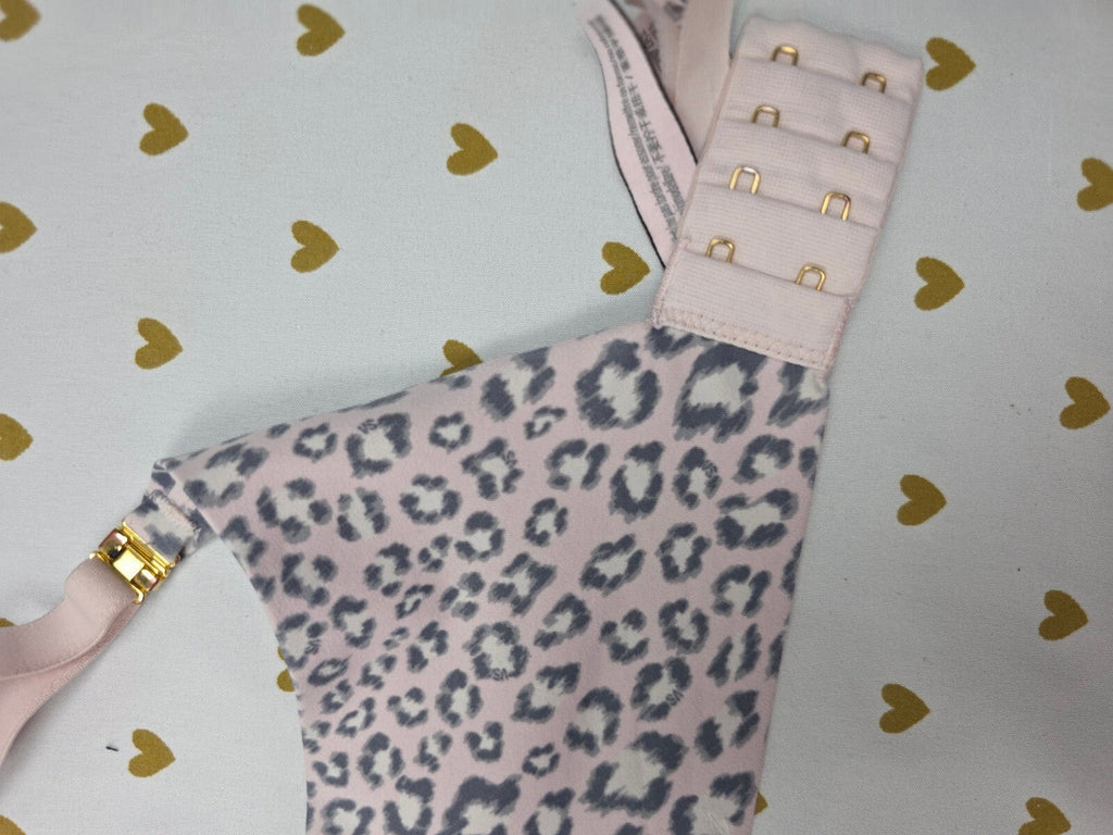 Victorias Secret Leopard Cheetah Wireless Bra INCREDIBLE Perfect Shape 34D