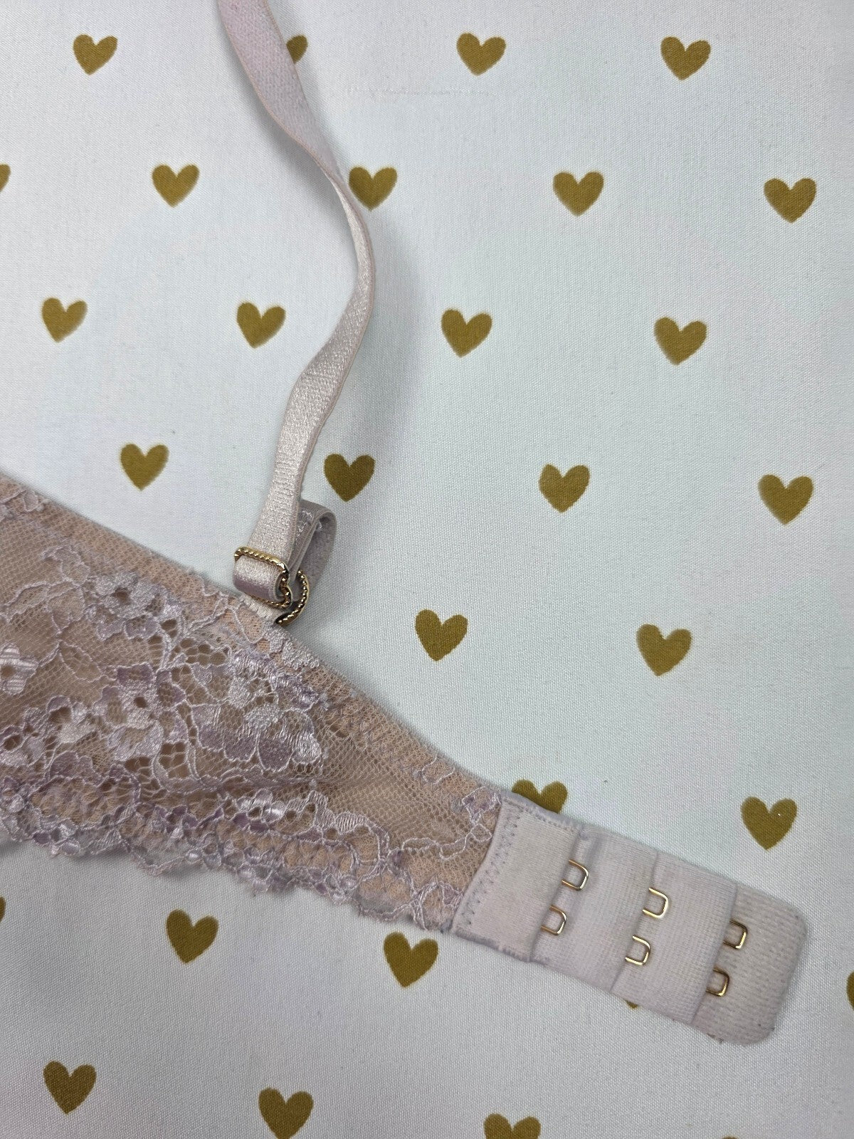 Victorias Secret Vintage Padded demi balconette Bra 32C