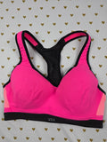 Victorias Secret Neon Pink 34C Sports Bra Supportive Tank Top