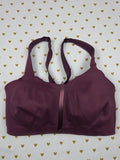 Victorias Secret Maroon KNOCKOUT Sports Bra Exercise Support Tank Top 34DDD