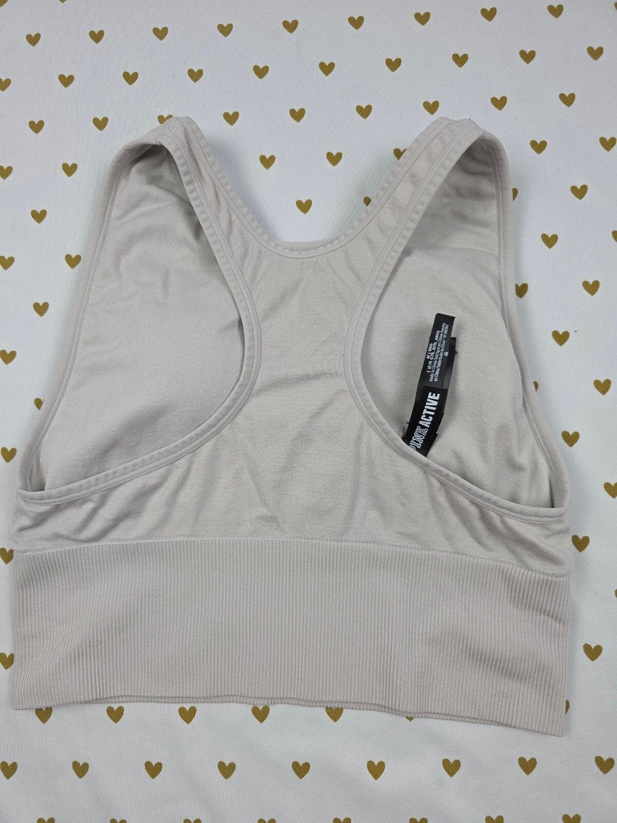 Victorias Secret Pink Active Sports Bra MEDIUM Bralette Bra Top Tank
