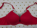 Victorias Secret Red INCREDIBLE Bra Perfect Shape 34B