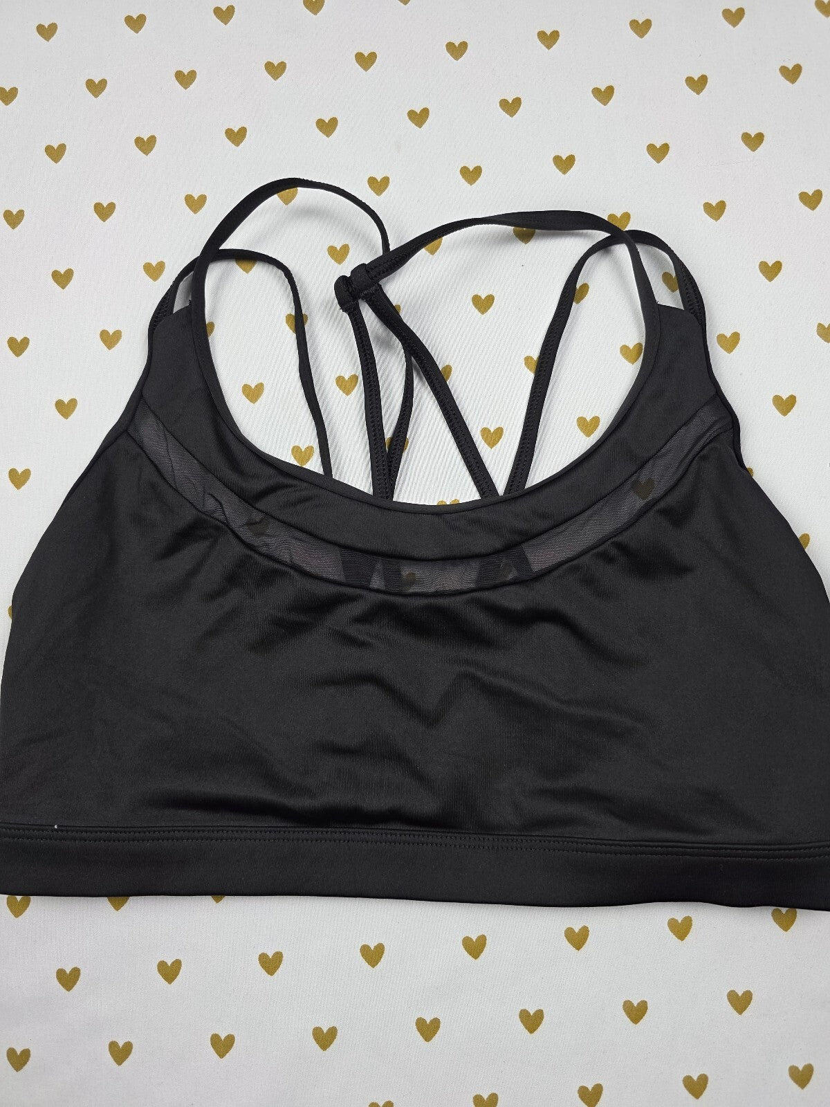 Victorias Secret Black Caged Strappy Large Bralette Bra Top Tank
