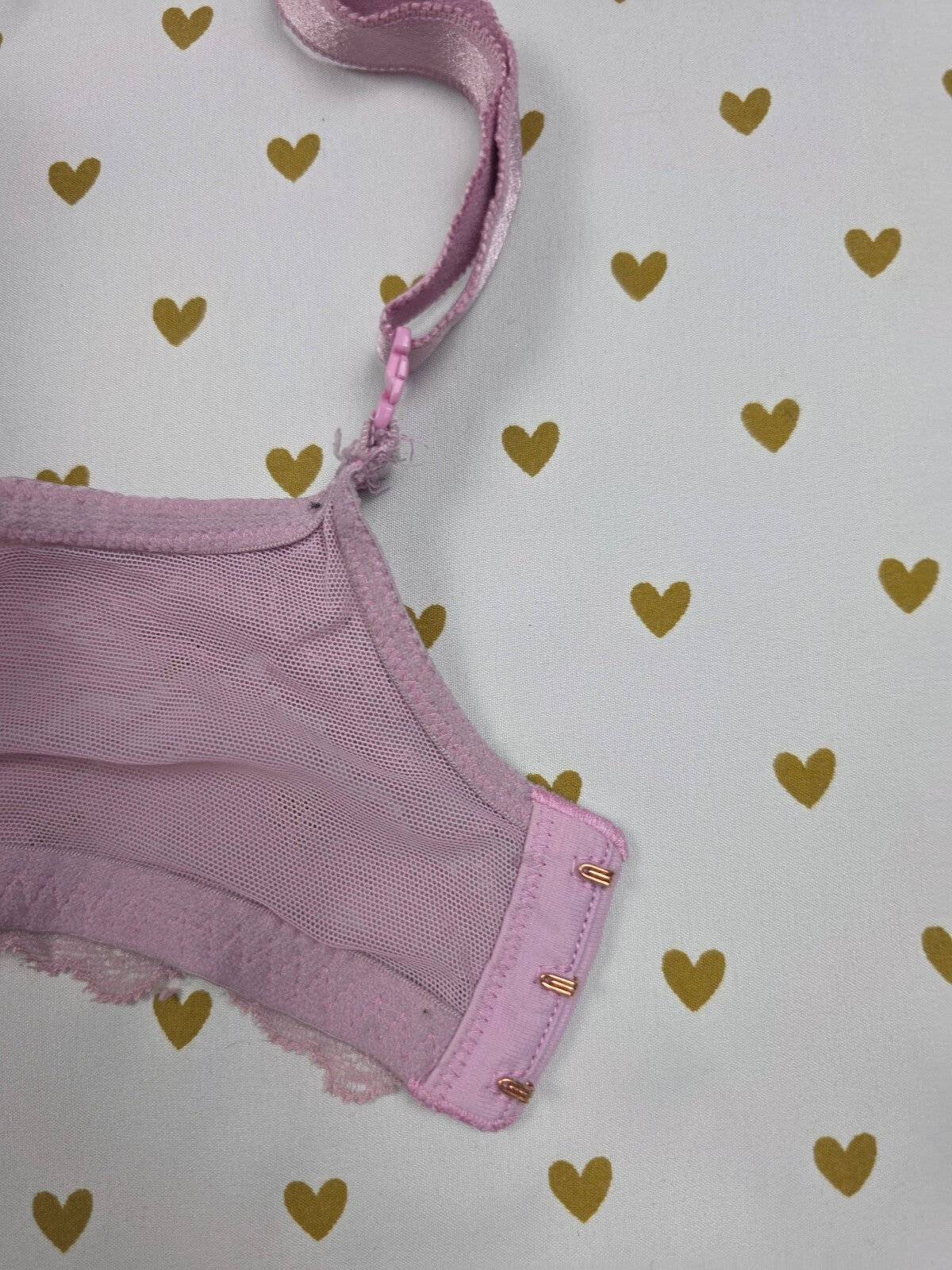 Victorias Secret  Dream Angels Lined Demi Balconette Bra Lace 34DDD