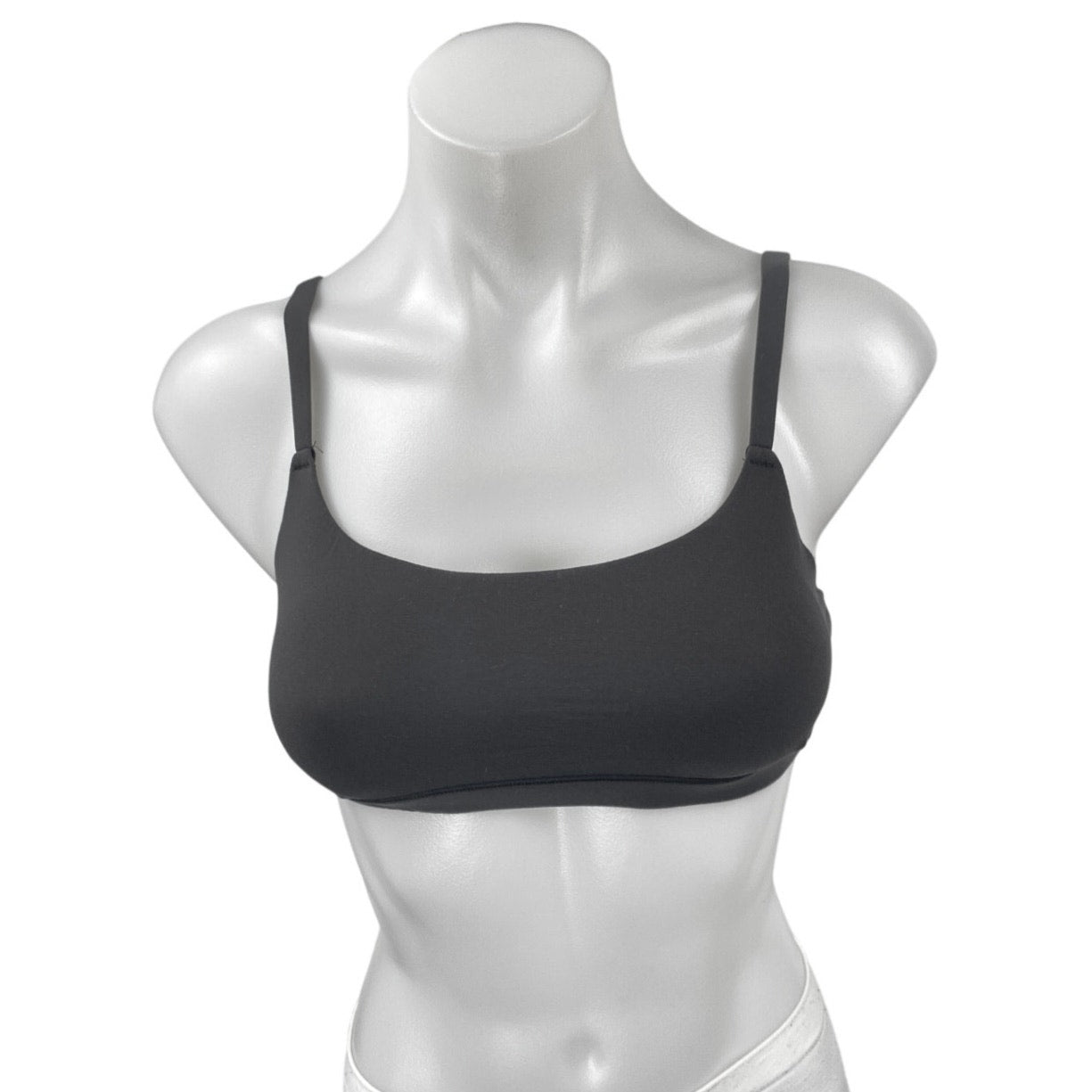 Skims Women's Black Sleeveless Cami Camisole Bralette Bustier Crop Tank Top XL