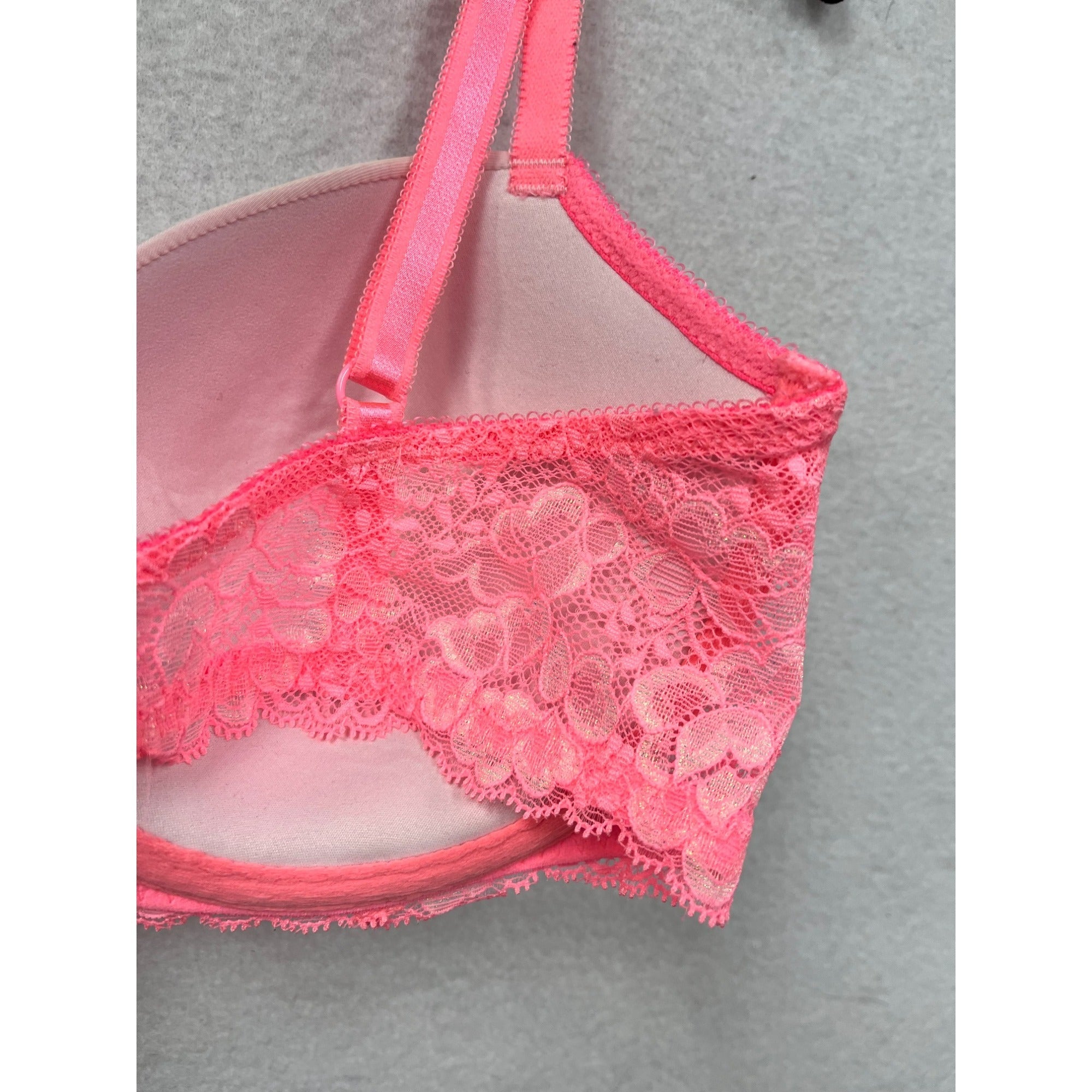 Victorias Secret Pink Dream Angels Push-Up Bra 34DD #6271